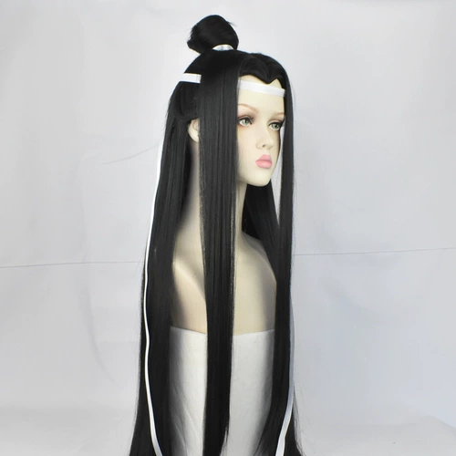 Волшебный предок Дао Лан Ванджи Лан Чжан Кос -парики Ван Ян Древний стиль черный красот Анимация анимация косплей косплей косплей