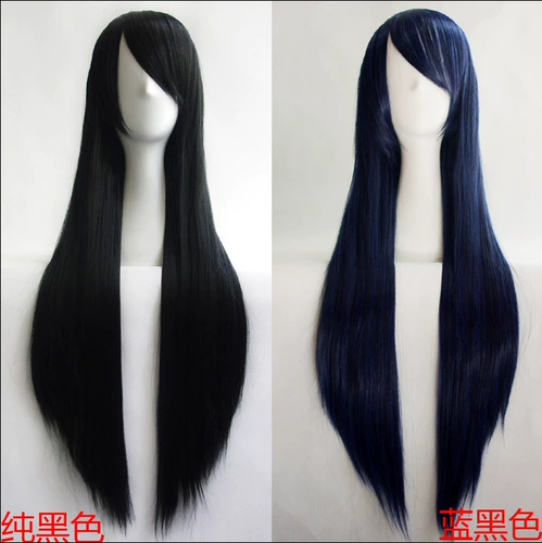 Многоцветный универсальный парик, прямые волосы, косплей, 100см