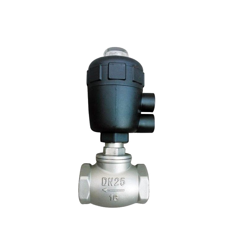 YGF stainless steel pneumatic waist drum valve waist drum cut off valve DN15 DN20 DN25 DN40 DN40 DN50