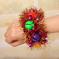 Драконский шарик розовый золотой шелк+колокол