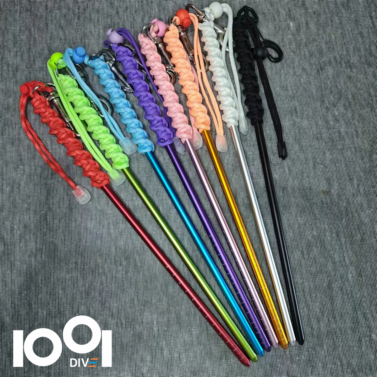 Cute germination Scuba Diving Color Luminous Rope Aluminum Alloy Tango Stick Hand Rope Stainless Steel Hanging Buckle-Taobao