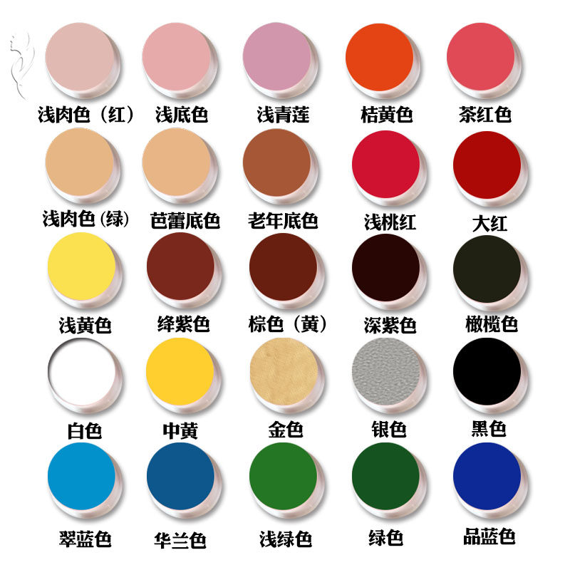 Health Oil Color and TV Makeup Theatre Facebook Painting Effects Makeup Tool Christmas Makeup