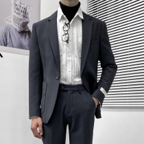 Dongdaemun suit mens coat jacket English style single West leisure business dress handsome trend small suit men