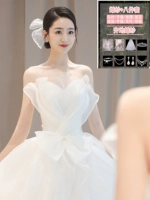 Набор из восьми частей со свадебным платьем, отличный набор