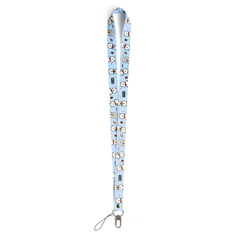 RJ (In Stock)the republic of korea BTS Bulletproof Youth League BT21 Basic fund Long Lanyard Neck rope Hanging decoration halter  currency phone chain