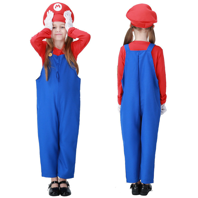 万圣节玛丽cosplay套服88元！超级玛丽水管工背带裤太香了_Cosplay女装_淘宝游戏网