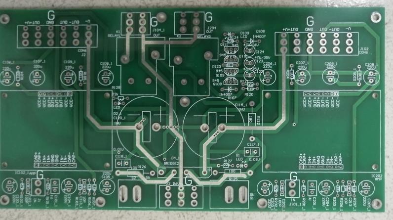 Module power amplifier Main board with rectification filtering protection circuit dual track empty board PCB can push any pair of tubes