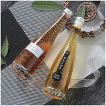 Glass wine bottle 500ml wine bottle red wine bottle creative fruit wine glass bottle internet celebrity beverage bottle champagne