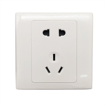 Two or three socket Macel switch socket A6 series one-piece five-hole plug board luxury panel five-hole socket