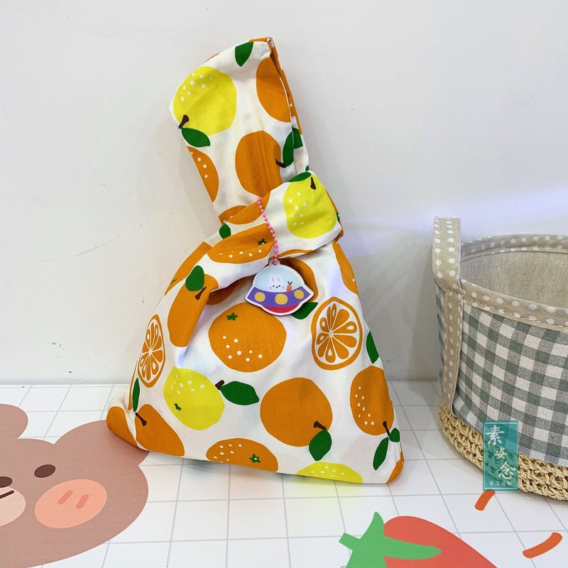 Daji2020 new pattern tide mobile phone Bag lovely tearful Wrist bag portable Canvas bag take a walk Japan and Korea Cartoon coin purse