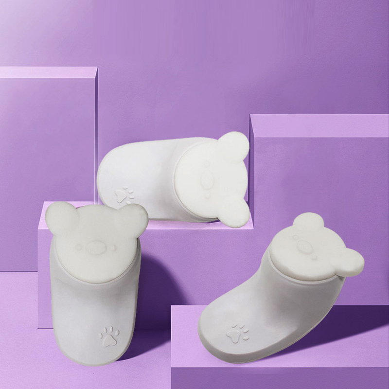 3 clothes small bear door Carmen blocking door for children anti-door clamping hand rotatable anti-clamping hand baby anti-clamping theorizer thick