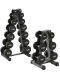 Professional Gym Double-Layer Dumbbell Rack Set 3 Pairs 6 Pairs 8 Pairs 10 Pairs Dumbbell Storage Small Dumbbell Rack for Home Use