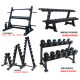 Professional gym double-layer dumbbell rack set 3 pairs 6 pairs 8 pairs 10 pairs dumbbell storage small dumbbell rack home