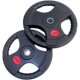 Small Hole Iron-Coated Weight Plate 20kg for Men's Home Fitness Weightlifting Squat Rubber-Coated Barbell Set Solid Rubber-Coated Iron