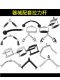 Commercial Gym Back Training Rack Accessories Handle Rowing High Pull-Down Grip Handle Lat Pulldown Handle