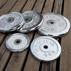 All Cast Iron Electroplated Barbell Dumbbell Slices 2.5kg5/7.5/10/ 15kg Barbell Squat Weightlifting Slices Weighted Slices