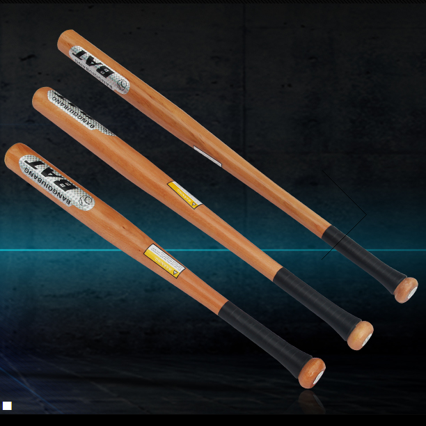 Solid baseball bat vehicle self-defense solid wood baseball bat wood home self-defense weapon defense baseball bat