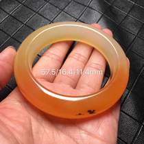 Natural jade bracelet Yunnan Huanglong Jade boutique grass flower bracelet 57 5mm ring mouth new product