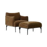 Ткань, металлический диван для отдыха