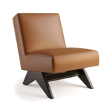 Jeanneret nordic кожаный отдых стул Chang Digal Balcony Стул без подлокотника дизайн современный диван