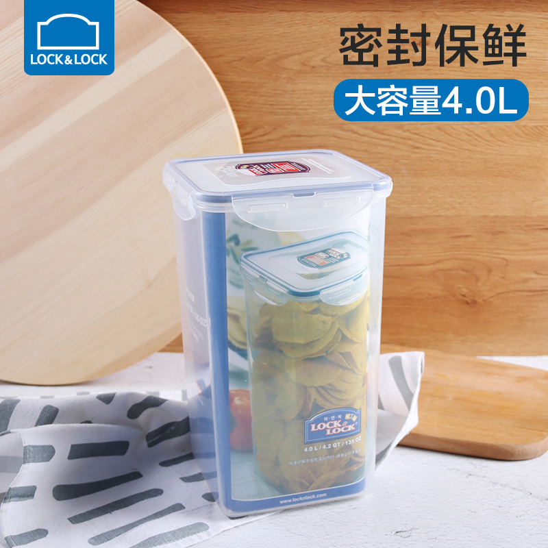 Music Buckle Music Buckle Refreshing Box Fruit Rice Flour Containing Box Plastic Transparent Hanging Noodles Five-Valley Food Seal Box