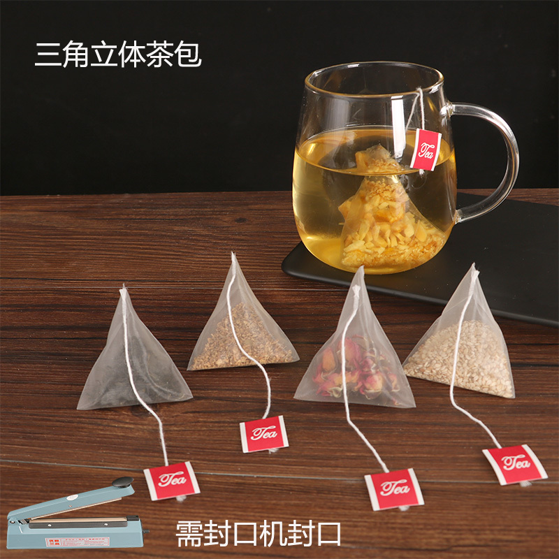 Heat-Sealed Nylon Triangular Tea Bags, Food-Grade Disposable Tea Bags, Scented Tea Bags, Tea Extraction Bags, Filter Bags, Small Bubble Bags Heat-Sealed Nylon Triangular Tea Bags, Food-Grade Disposable Tea Bags, Scented Tea Bags, Tea Extraction Bags, Filter Bags, Small Bubble Bags