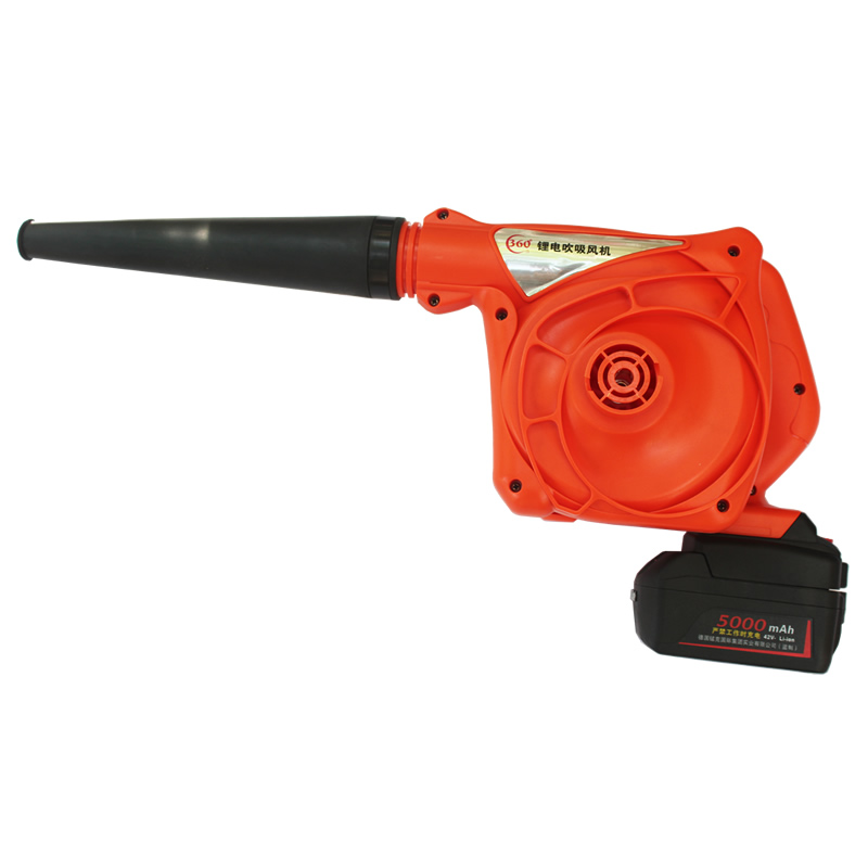 Manganese gram 360 rechargeable 42v lithium power blow suction ventilator suction blower blowing dust and dust removal machine blower pump