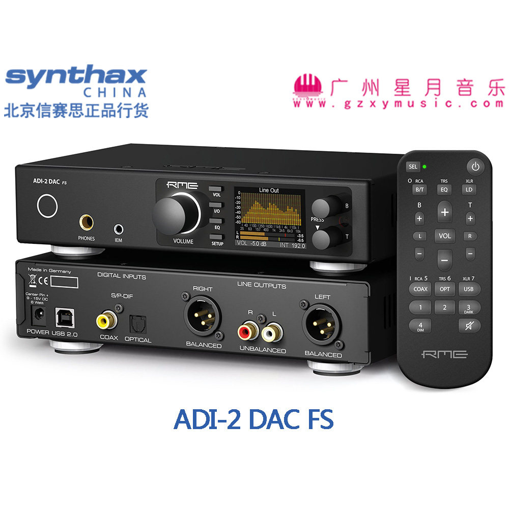 Audio Interface Sound Card Headphone Amplifier DA Converter RME ADI-2 DAC FS
