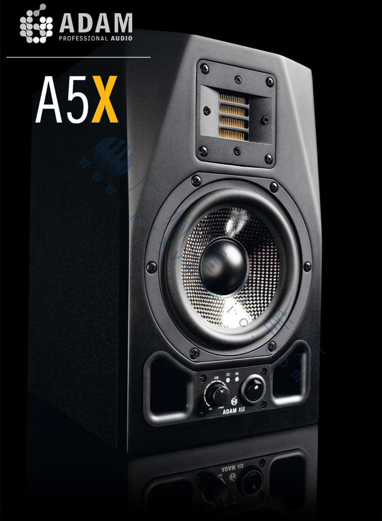 German ADAM professional eavesdropping on speaker A5X (one)