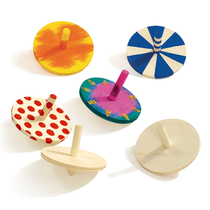 Childrens diy painted homemade wooden rough toy  Kindergarten creative hand painting graffiti material