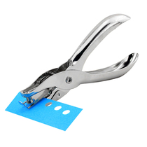 Single - hole puncher hole puncher hand - held punch clamp Kindergarten Diy to make cardboard album active page tool