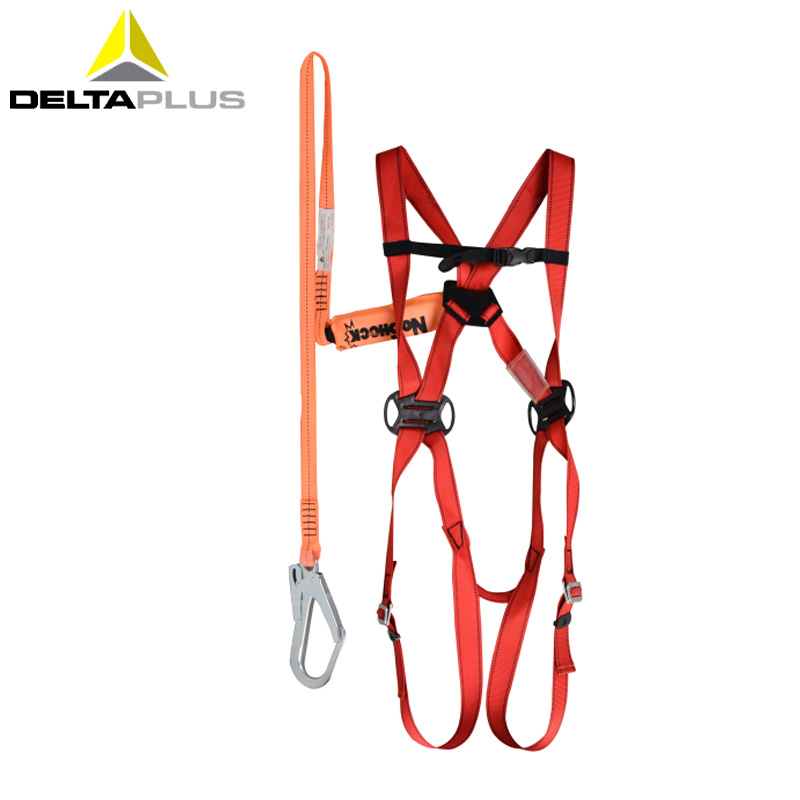 Delta 506101 high-altitude seat belt anti-fall set economy cushioned fire safety rope single hook shock absorption