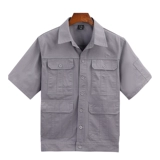 Летний тонкий хлопковый износостойкий камуфляжный комбинезон подходит для мужчин и женщин, короткий рукав, делается под заказ