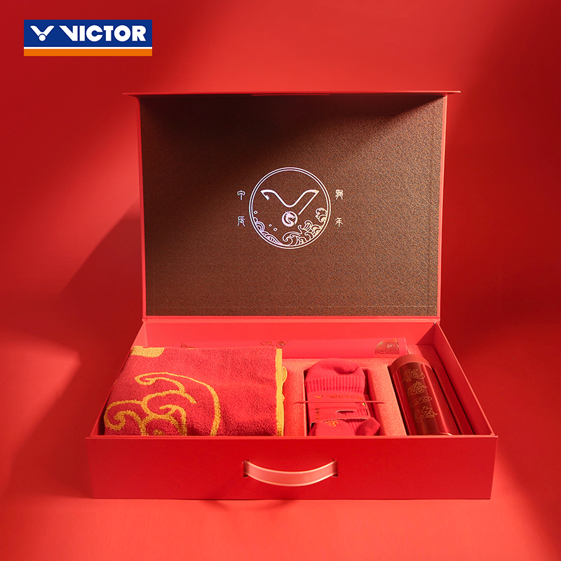 2024 New Year VICTOR Victory Dragon Year Commemoration badminton blessing gift box Longteng Four Seas Series 2024CNY-Taobao