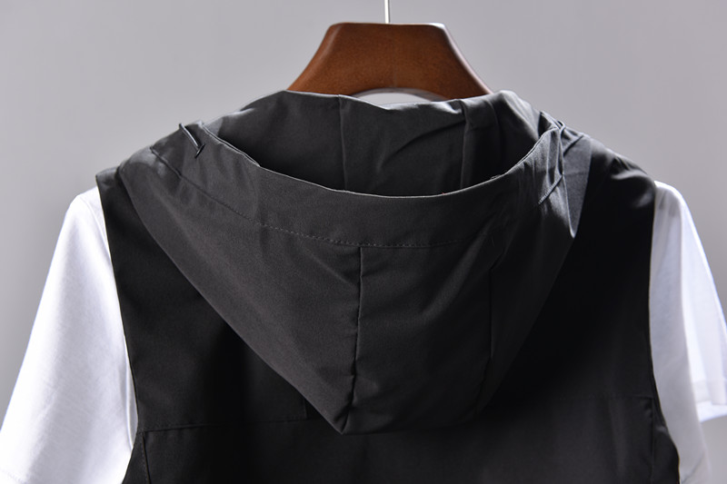 Vest nam xuân hè mới giản dị Slim xu hướng thanh niên không tay vest thể thao phiên bản Hàn Quốc của áo vest vai mỏng - Dệt kim Vest áo khoác cardigan học sinh