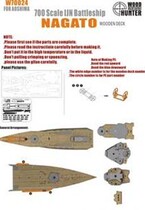 Dandong online shopping Hunter W70024 1 700 Japan Nagatmen battleship wooden deck with Qingdao Society