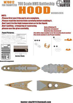 Hunter W70012 1700 British Hood's cruiser's deck-worthy hand.