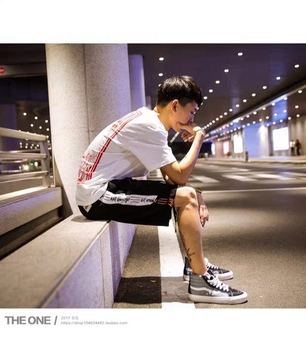 Mùa hè quốc gia nguyên bản Edison Chen cá tính lỗ quần short giản dị thương hiệu thủy triều nam thể thao quần năm quần quần âu nam