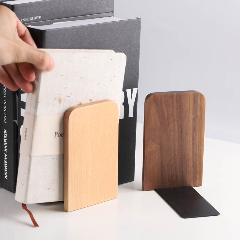 Creative Woody Bookstand Small Solid Wood Book Blocking Book By Wooden Clips Bookware Book Room Desktop Bookshelves Table Home Swing Accessories