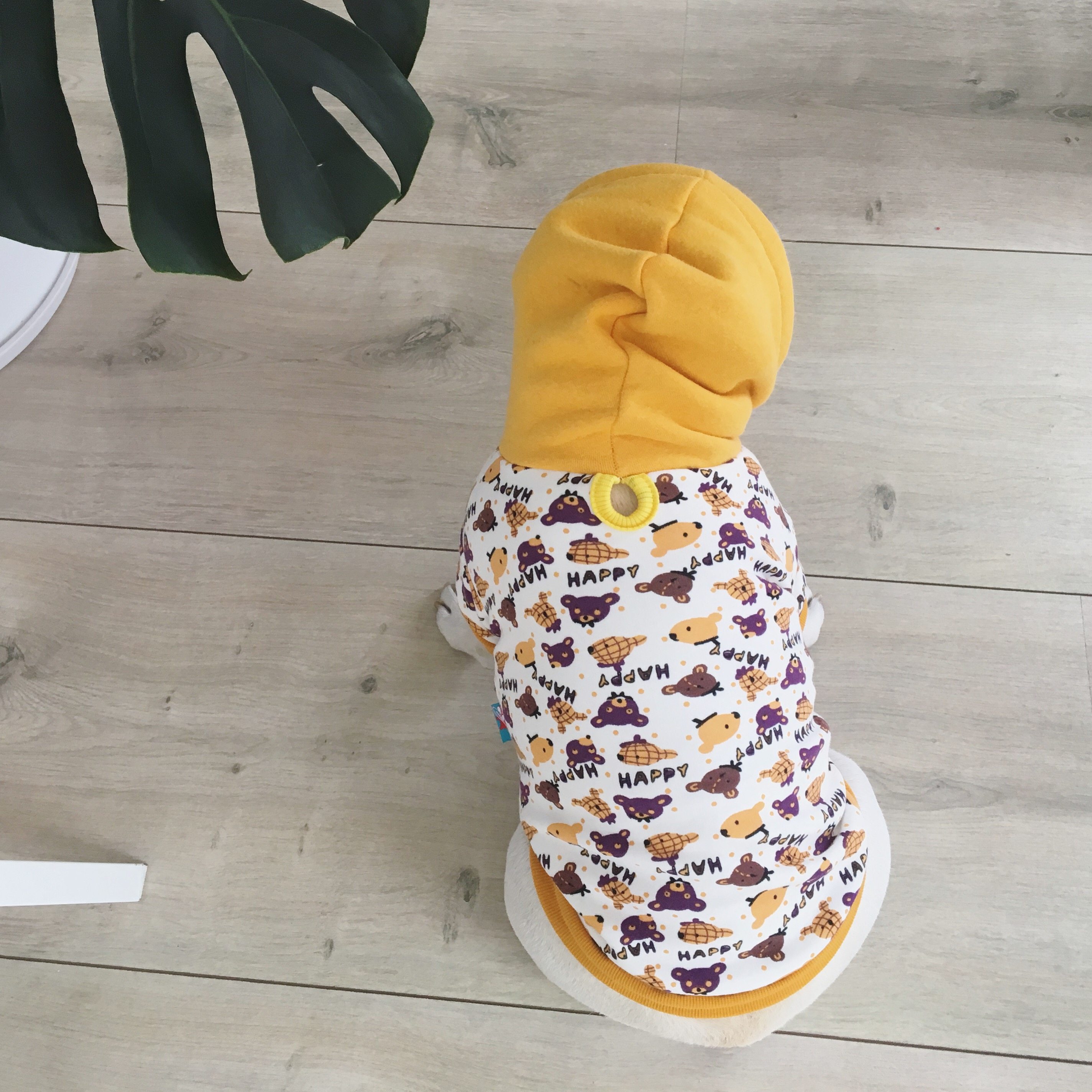 Fadou clothes Bago Wei Yi pet dog autumn and winter plus velvet padded clothes large size fat dog Wei Yi