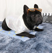 Fardou clothes Bago necropolis pet pooch Autumn Winter Windproof Jersey Laser Sweatshirt Big Code Fat Dog Clothes