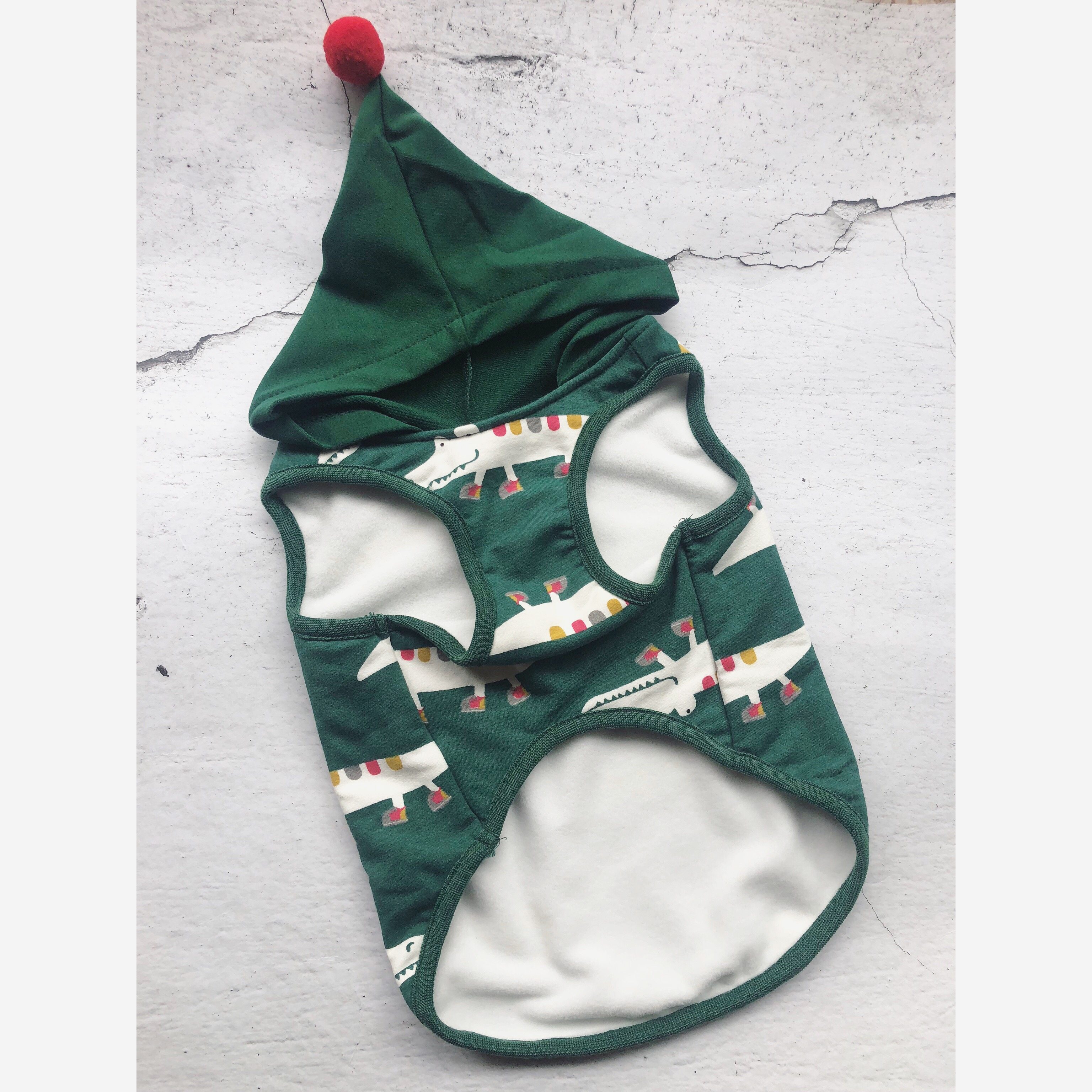 Fadou clothes Bago plus velvet clothes pet dog autumn and winter plus velvet warm vest large size fat dog clothes