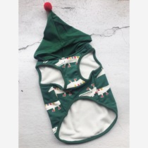 Fadou clothes Bago plus velvet clothes pet dog autumn and winter plus velvet warm vest large size fat dog clothes