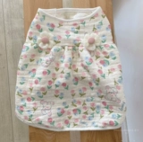 Демисезонная юбка, удерживающее тепло платье, осенний сезон, в цветочек