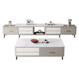 Рока на доске журнальный столик телевизионный шкаф Комбинация современная минималистская гостиная Домохозяйственная телескопическая посадочная шкаф 2024 Новый телевизионный шкаф