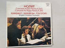 Mozart Double Piano Concerto 3 Piano Concerto Ashkenazi Fu Cong LP Black Glue