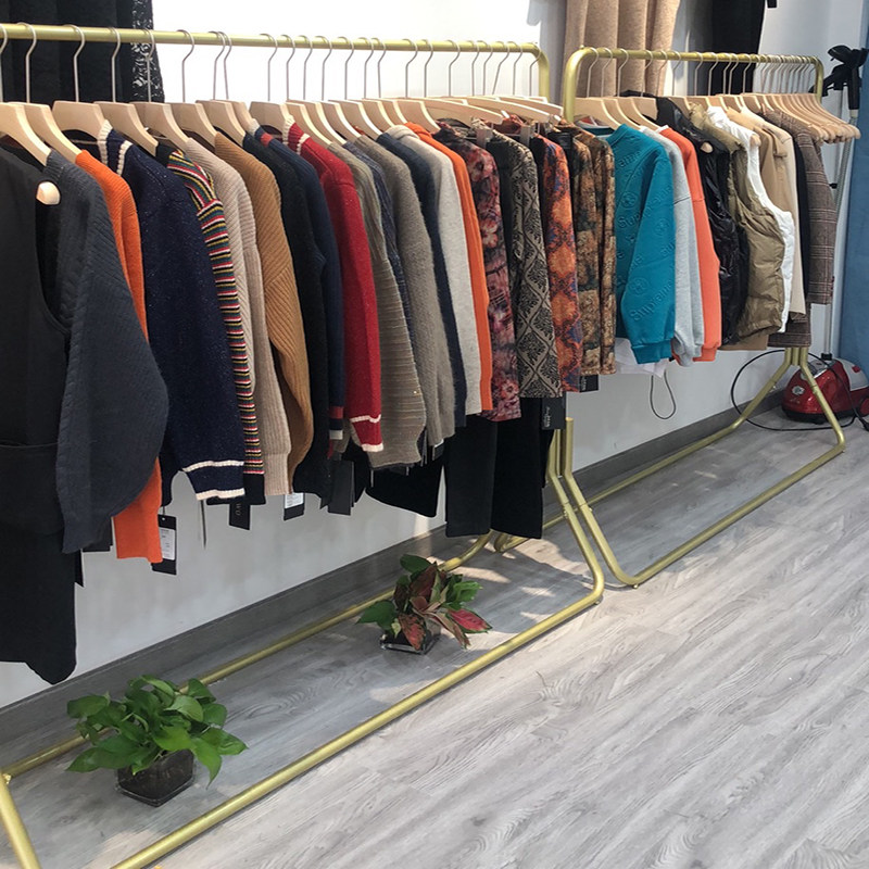 Vertical Landing Clothes Hanger Home Bedroom Living Room Living-room Cloister room Hanging Clothes God's minimalist mobile clothing rack