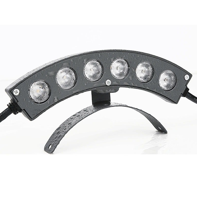 Ancient building corrugated lamp led outdoor waterproof projection tile lamp pavilion lighting project temple roof moon lamp