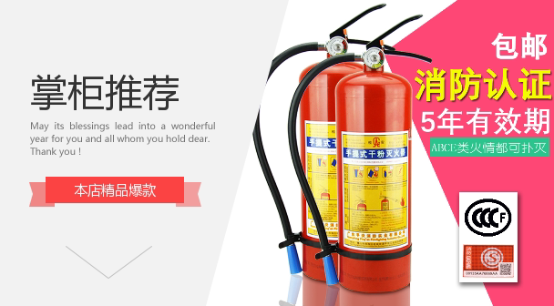 Car fire extinguisher car fire extinguisher 1kg annual inspection tripod set small portable car fire extinguisher