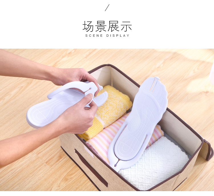 Dép có thể gập lại du lịch du lịch xách tay nữ tắm chống trượt mềm đáy du lịch cần thiết dép ngoài trời dép xỏ ngón - Khởi động ngoài trời boot đi tuyết